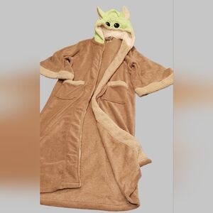 Star Wars Grogu Plush Oversized Hooded Robe Adult Size: S